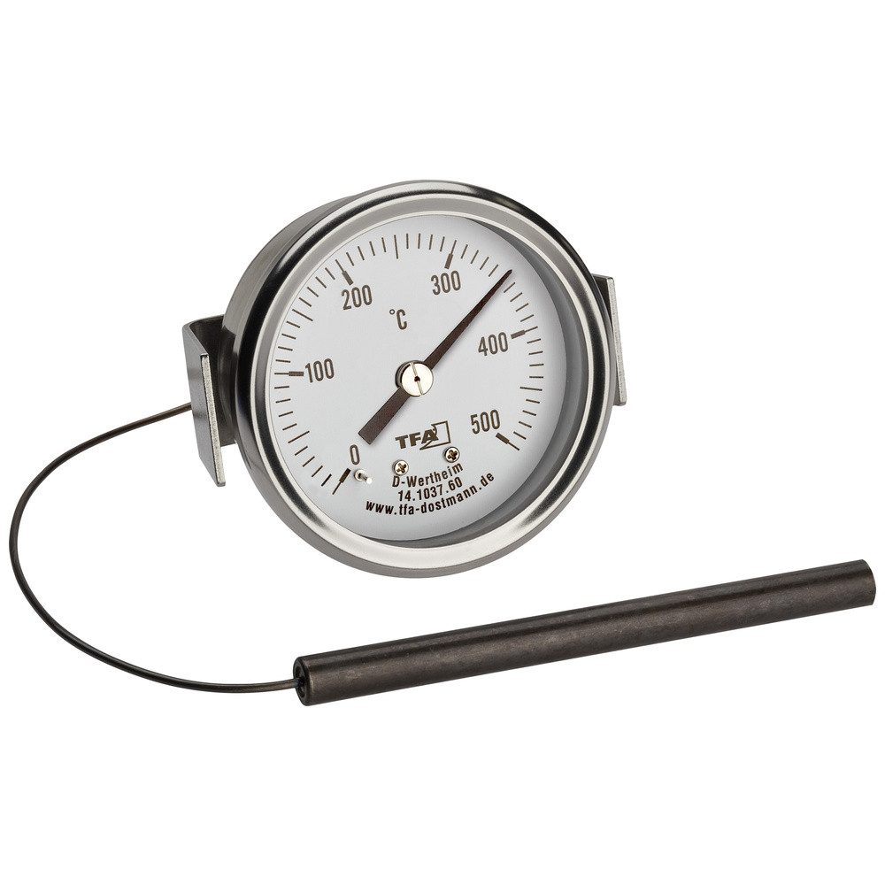 Raumthermometer TFA Dostmann 14.1037.60 Grillthermometer Edelstahl