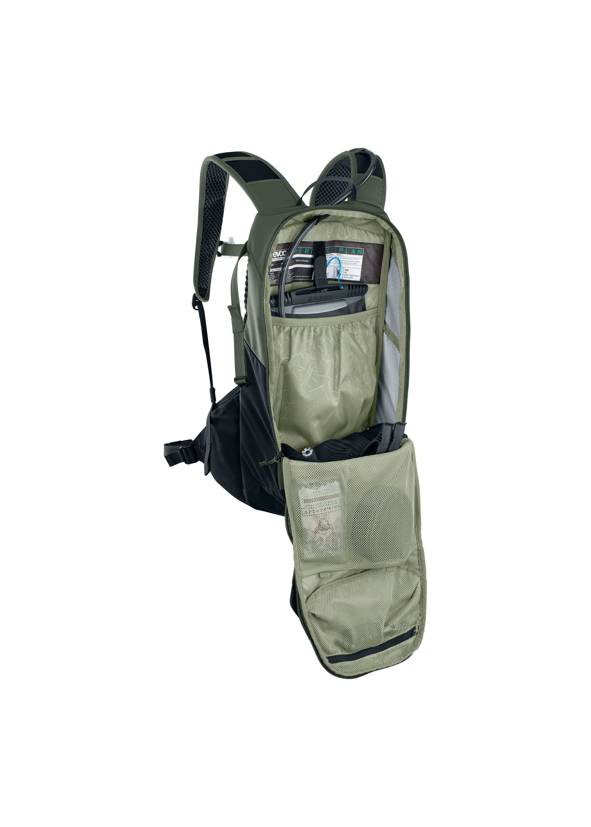 EVOC Packsack RIDE 12, mit Transportlasche für den Bike-Helm