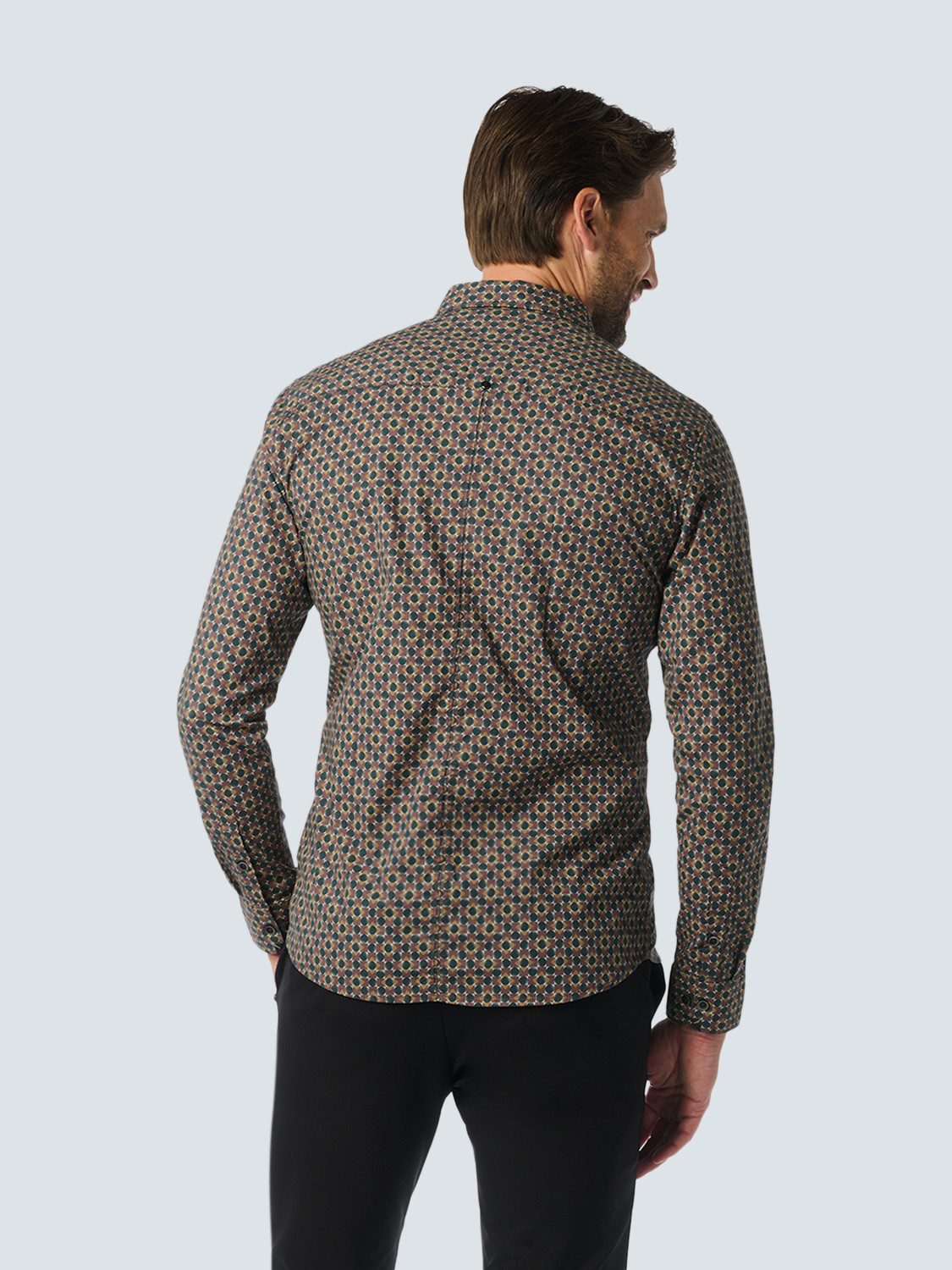 NO EXCESS Langarmhemd No Excess Komfort-Stretch-Hemd günstig online kaufen
