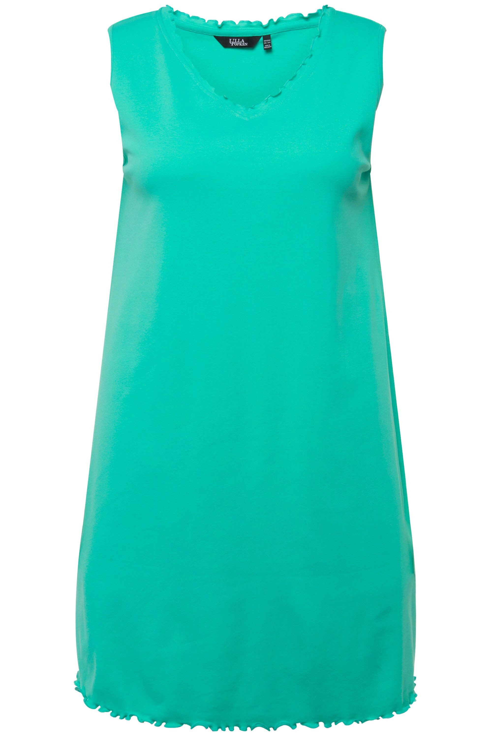 Ulla Popken Maxikleid Kleid A-Linie Jersey günstig online kaufen