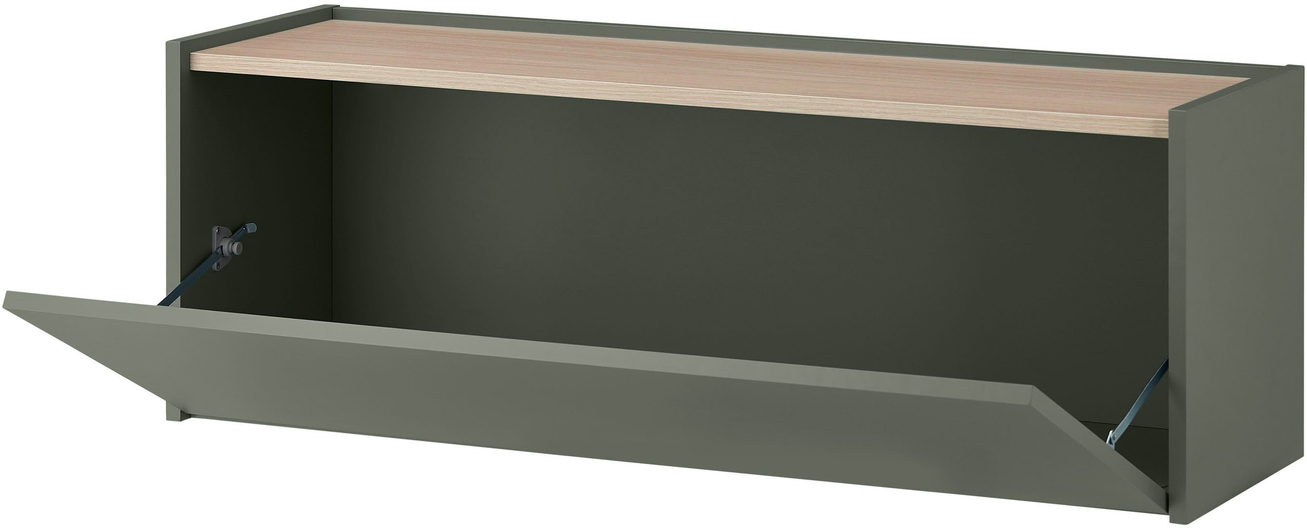 Home affaire Mehrzweckschrank GiRON/CiTY, Wandgarderobe in vier Farben, Wandschrank zeitloses Design, Breite 100 cm, großes Fach – Bild 4 von 5