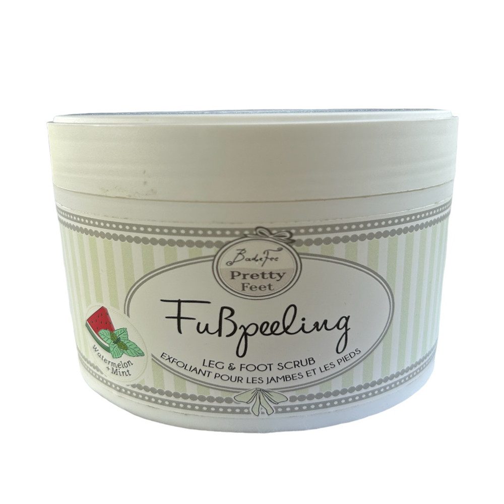 Badefee Fußpeeling Wassermelone-Minze, 1-tlg., mit Avocado-, Kokos- und Mandelöl 370 g