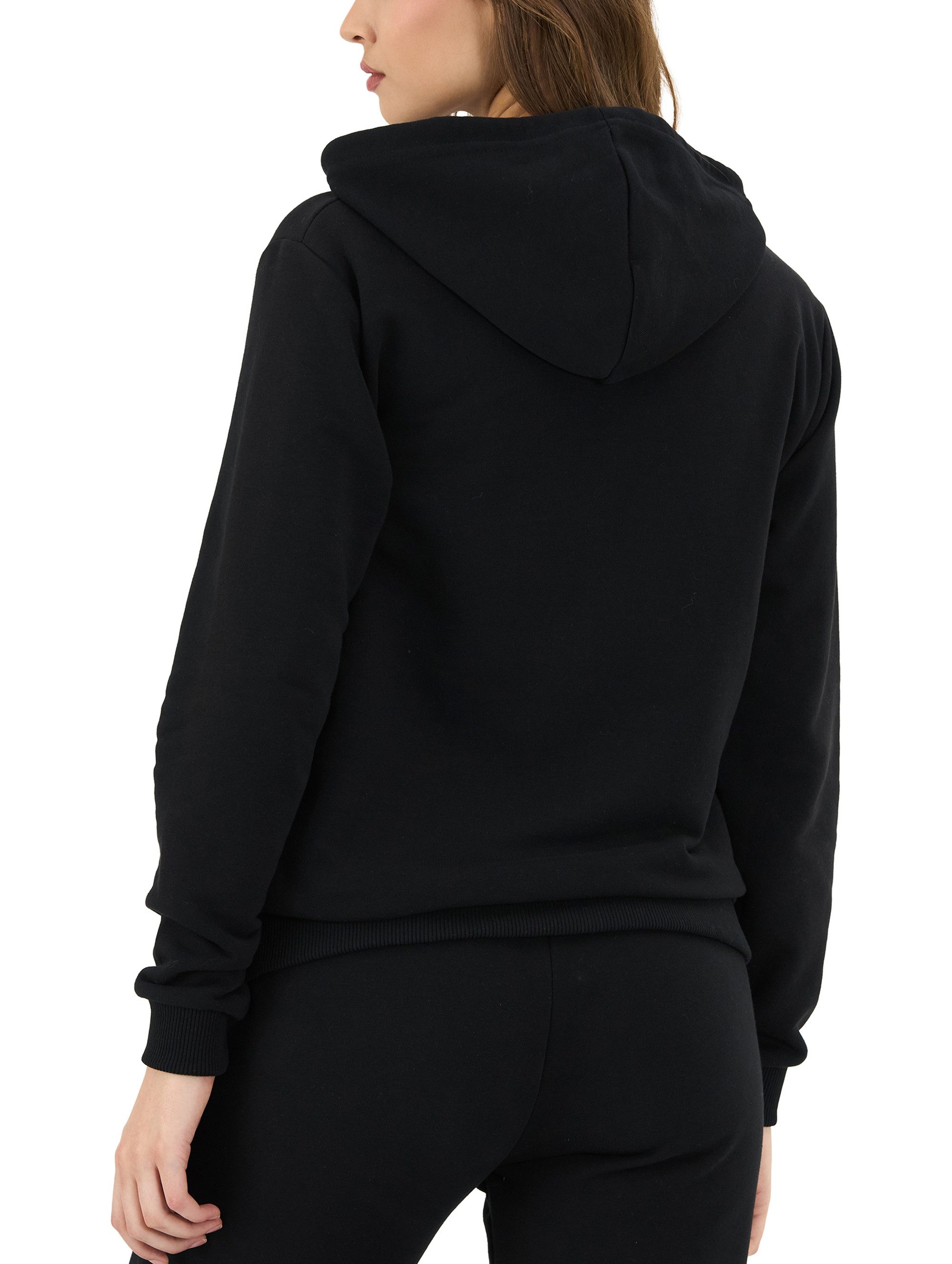 RedBridge Kapuzensweatjacke Basic mit Zipper und Kordelzug