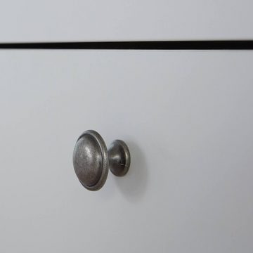 Lomadox Kleiderschrank OLOT-19 Jugendzimmer Schrank 2 Türen in weiß, 91x192x51 cm