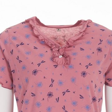 zeitlos Nachthemd Nachthemd Kurzarm - Libelle