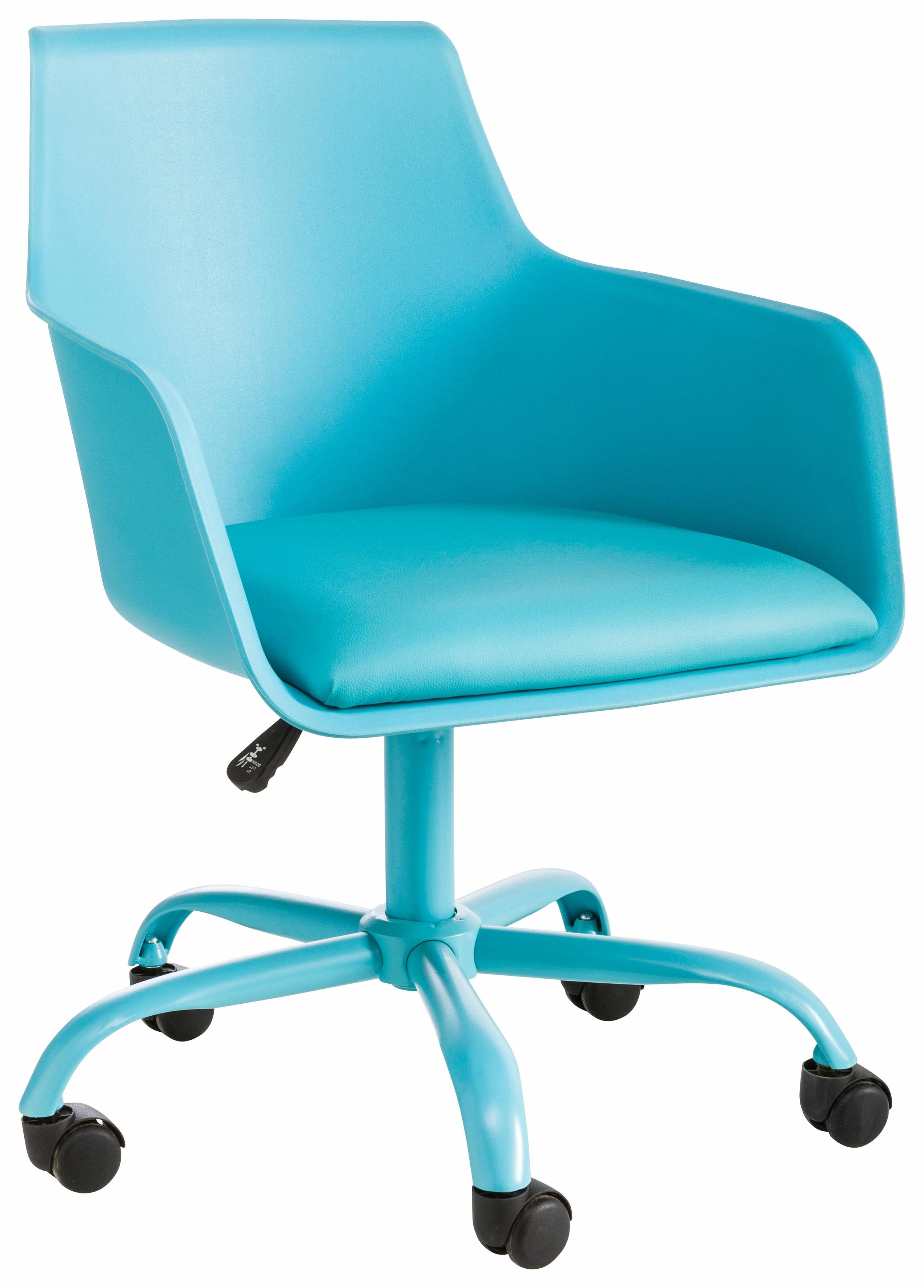 Bürostuhl LONNY in blau-türkis