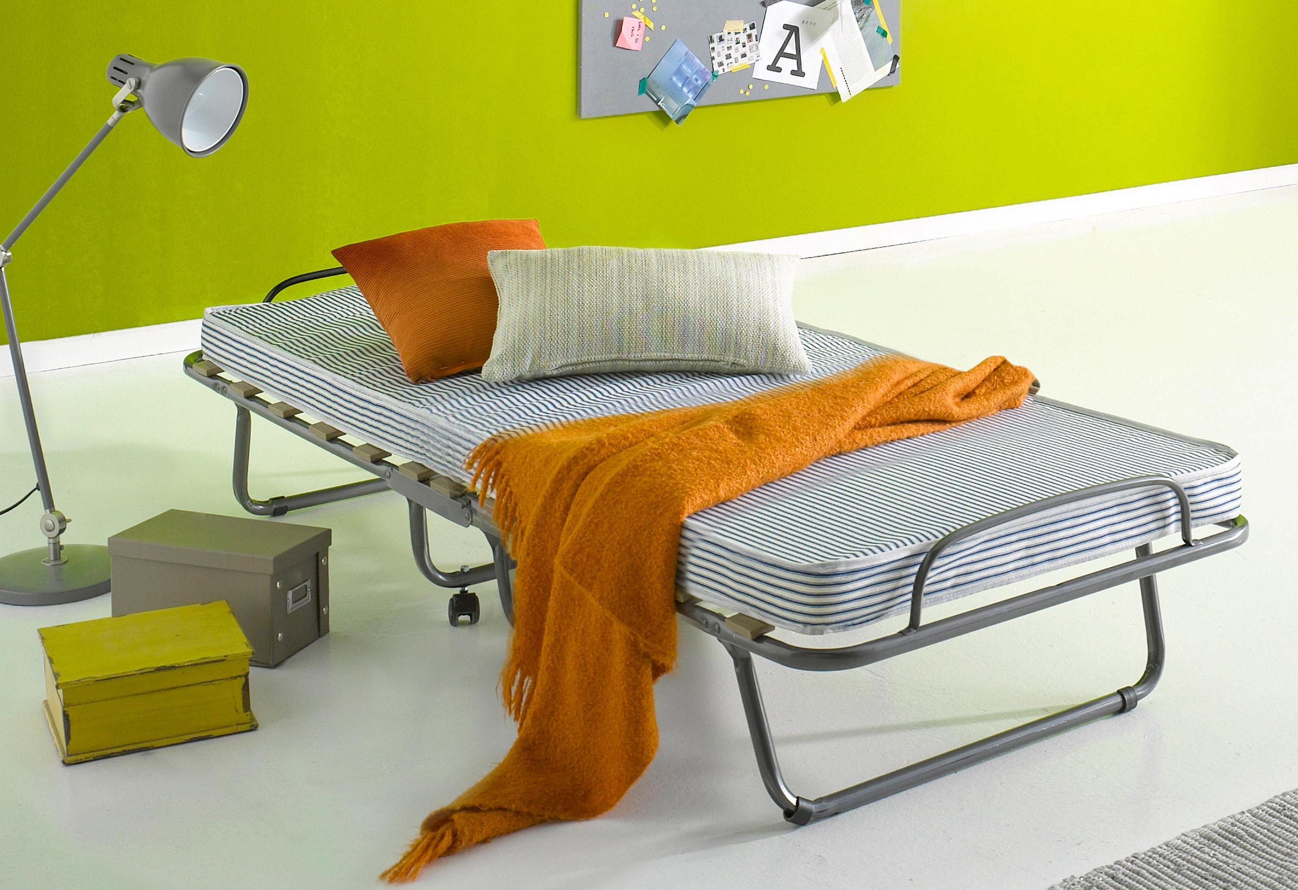 gaestebett bergamo silberfarben