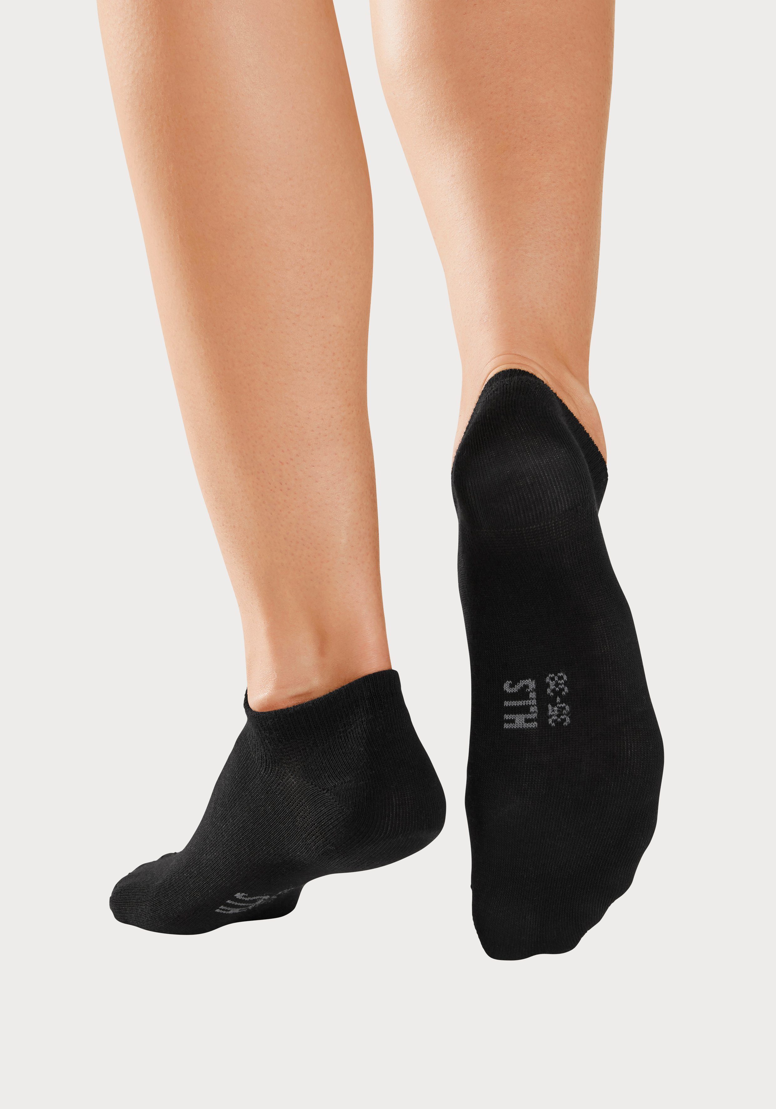 H.I.S Sneakersocken Damen Herren Unsichtbare Sneaker Socken, Loafer Socken (Packung, 6-Paar, No Show Gr. 35-38 bis 43-46) mit besonders kurzem Schaft – Bild 4 von 5