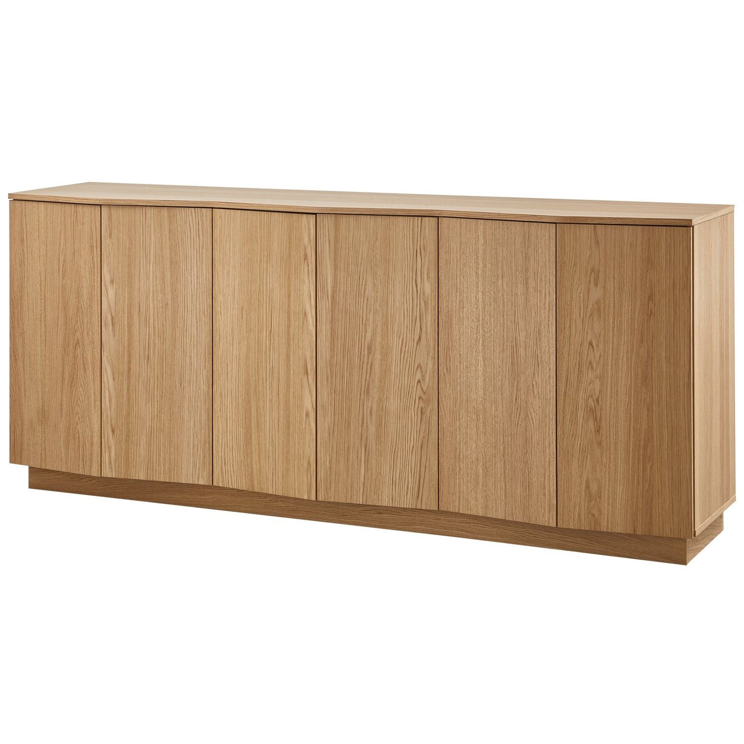 Maison ESTO Sideboard „Malia“ 200 cm Eiche hell Kommode Anrichte skandinavische Stil