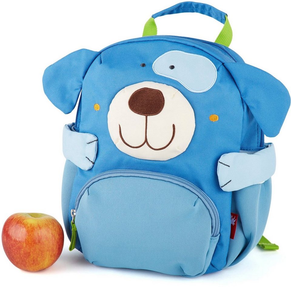 Sigikid Kinderrucksack Pfötchenrucksack Hund, Mit gepolsterten  Schultergurten und einstellbarem Brustgurt