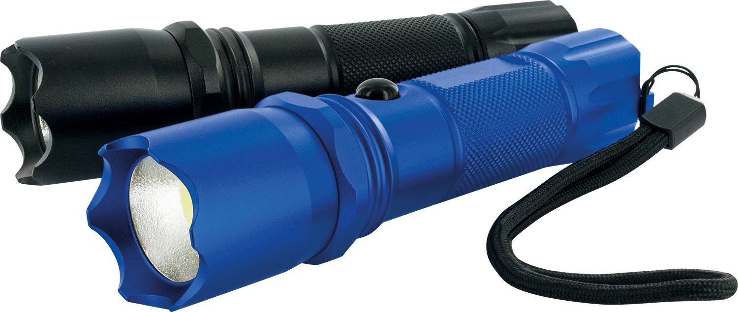 LED TLED300S Taschenlampe Handschlaufe schlagfest, schwarz Schwaiger (1-St., mit 533 spritzwassergeschützt),