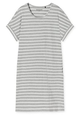 Schiesser Sleepshirt mit grau-meliertem Design