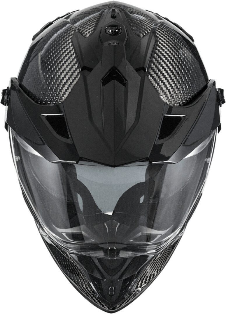 Premier Motocrosshelm Discovery Carbon Enduro Helm, vorbereitet für Kommunikationssystem,integriertes Sonnenvisier