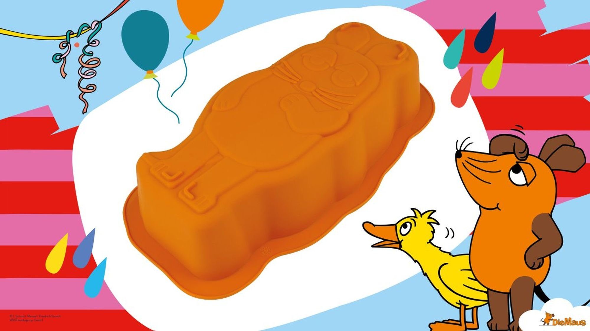 Dr. Oetker Küchenhelfer Silikonform Silikon Backform Motivbackform Die Maus Sendung mit der Maus Dr.