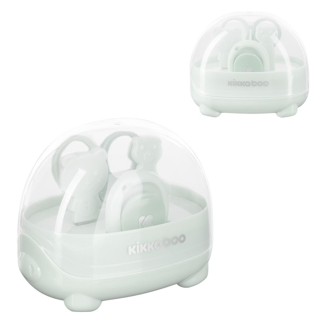 Kikkaboo Baby-Nagelschere Baby Maniküre-Set Bär, (1-tlg), Nagelschere, Nagelknipser, Nagelfeile, ab Geburt