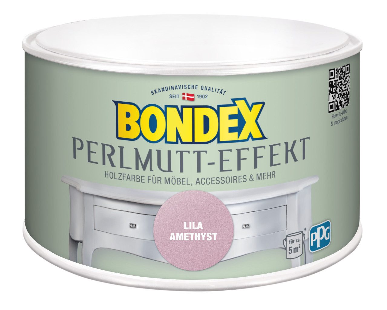 Bondex Holzschutzlasur Bondex Holzfarbe Perlmutt-Effekt 500 ml lila