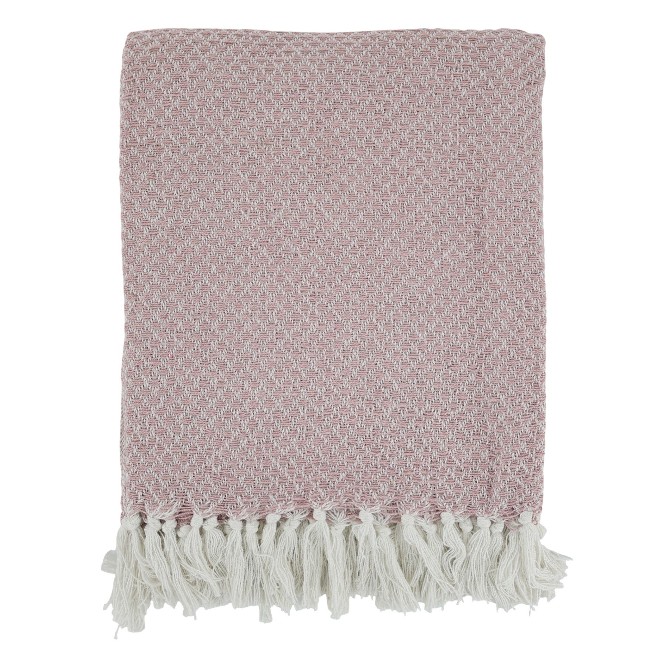 Plaid Chic Antique Aix Plaid Garnüberschuss Rosa, Chic Antique