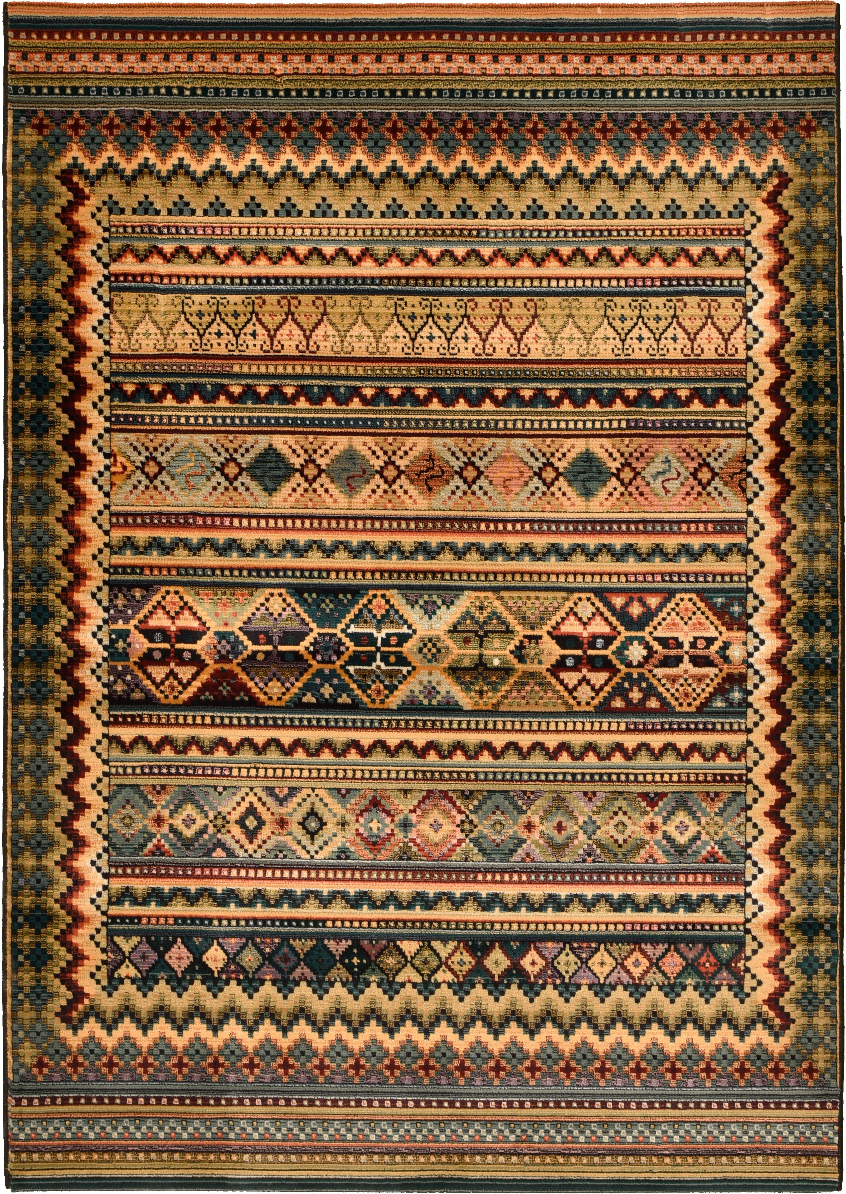 THEKO Teppich Gabiro 416, rechteckig, Höhe: 10 mm, Kurzflor, Orient Optik, Wohnzimmer