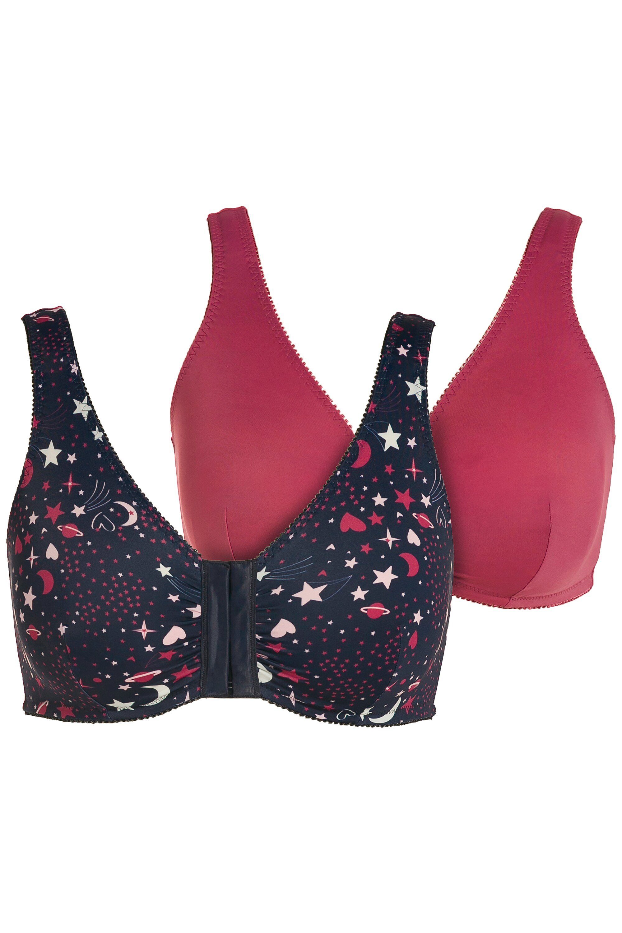 Ulla Popken Bustier Bustiers 2erPack Cup C/D (2tlg)