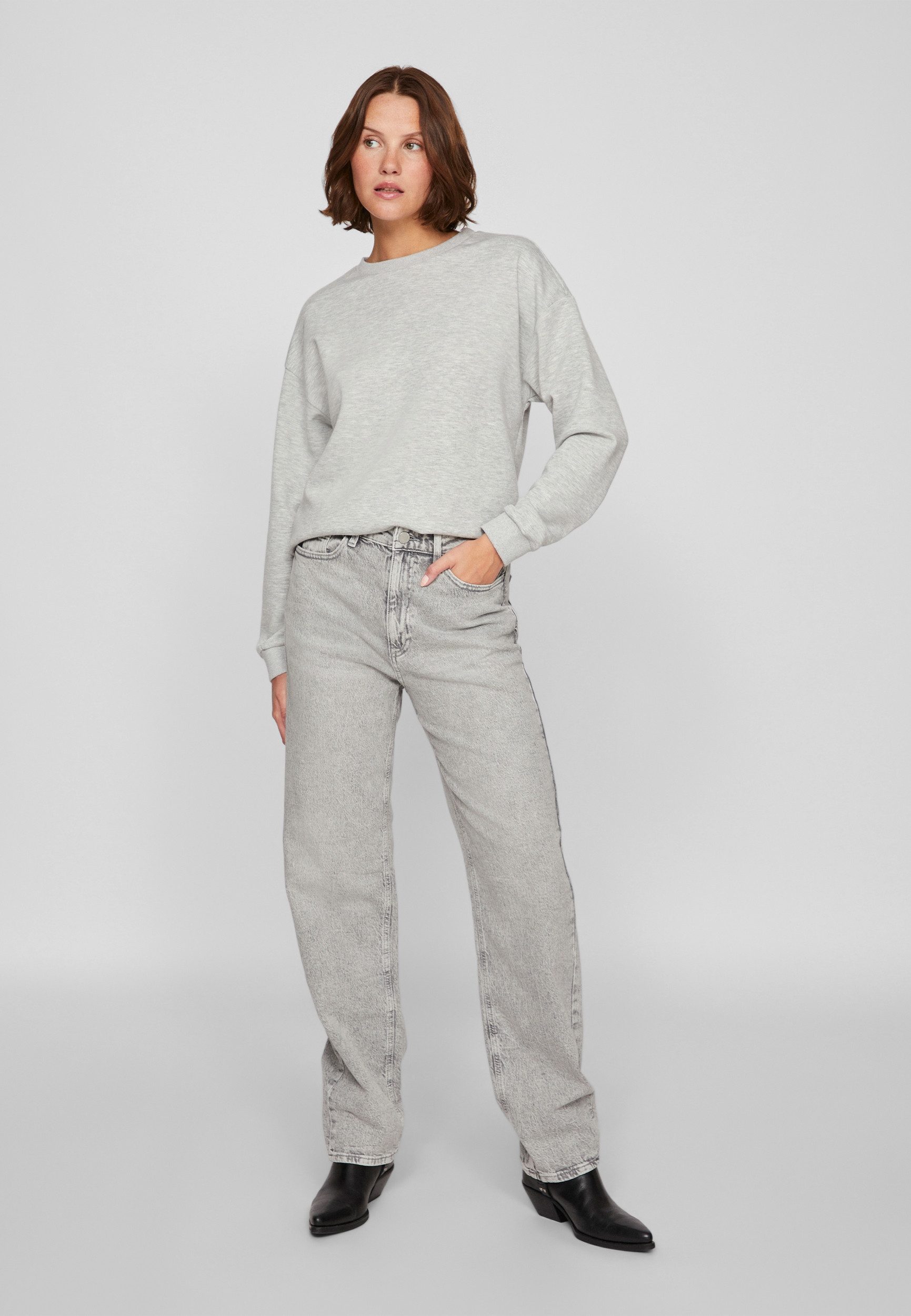 Vila Longpullover Jumper round neck long sleeves soft look VISANDY L/S SWEA günstig online kaufen