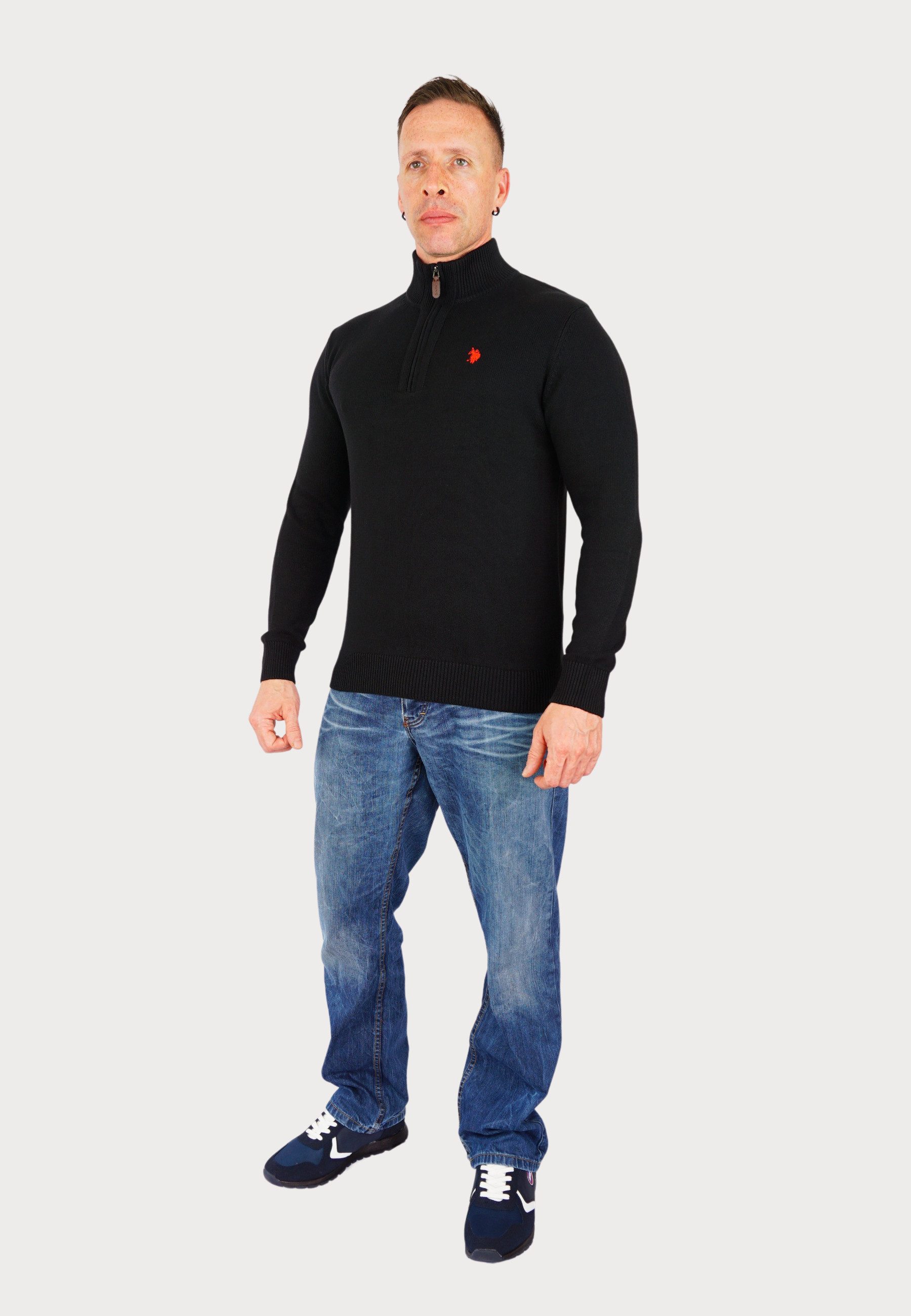 U.S. Polo Assn. Troyer Strickpullover Pullover Troyer (1-tlg) günstig online kaufen
