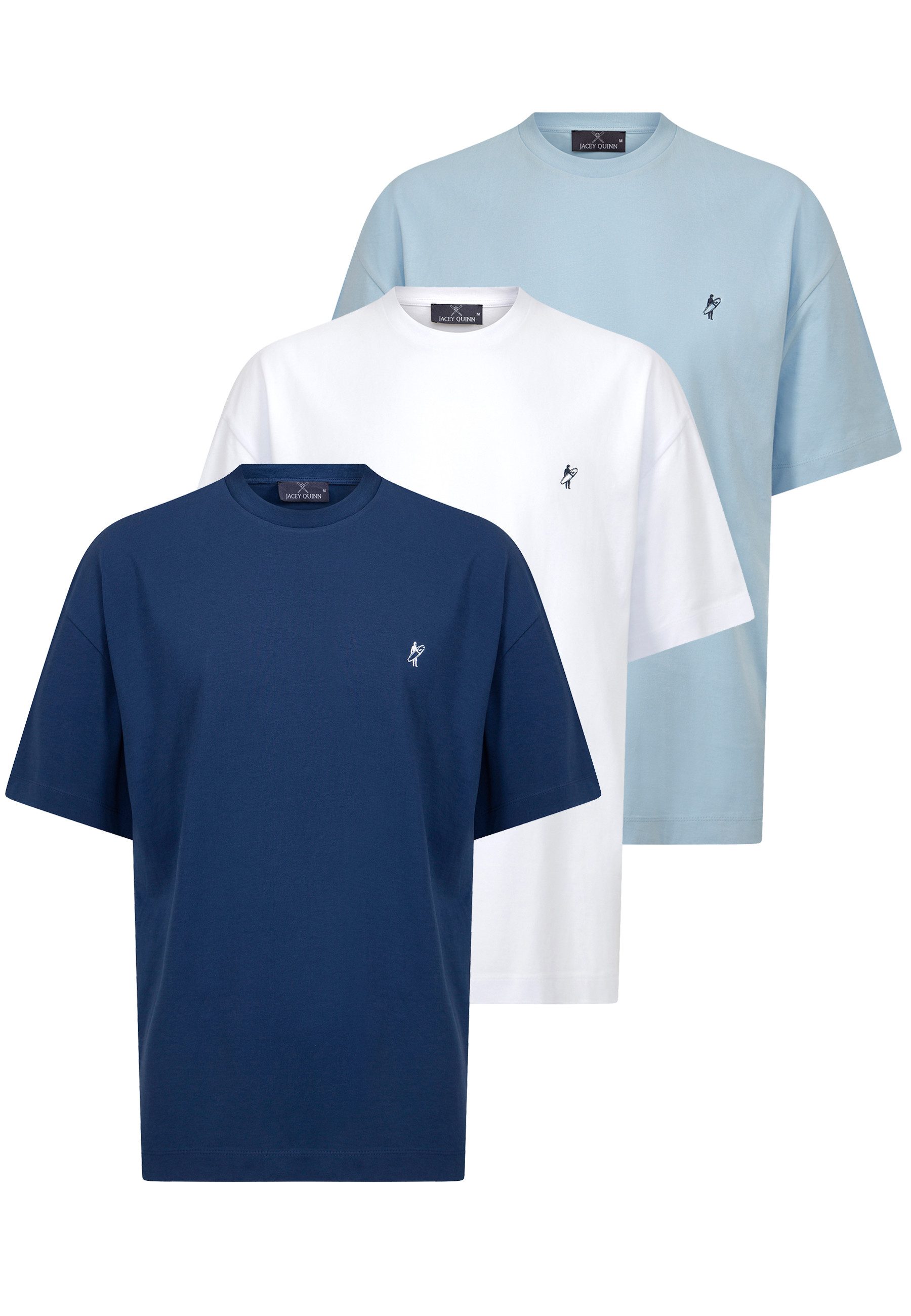Poloshirt 3 PACK of Oversize T-Shirt