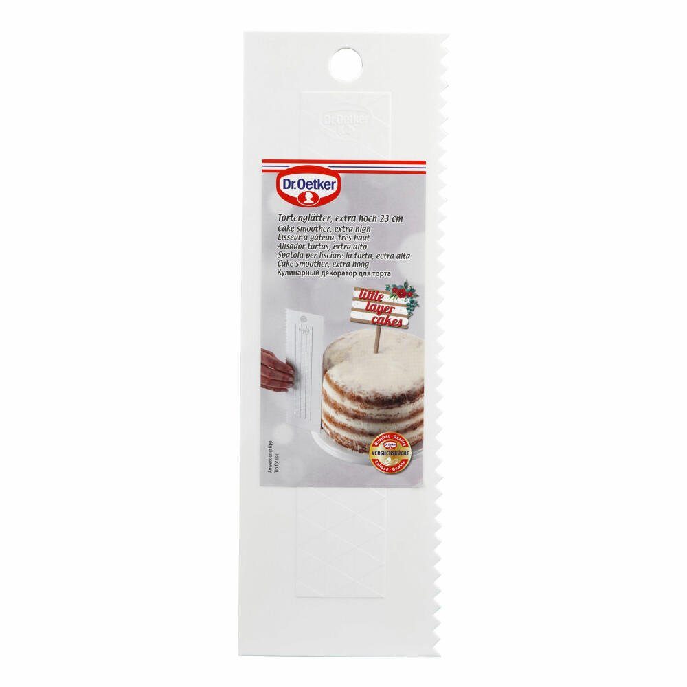 Dr. Oetker Küchenhelfer Streichpalette Classic Tortenglätter 23 x 7 cm