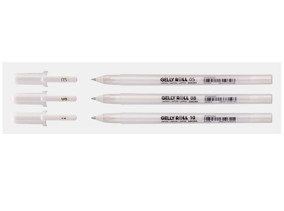 Thumbnail - Talens Gelroller Sakura Gelly Roll Gelstifte, 3er Basis-Set, (3-tlg)