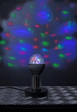 STAR TRADING Discolicht PARTY LAMP E27 einfacher raumfüllender LED Partyeffekt RGB Farben, LED Classic, RGB (rot, grün, blau)