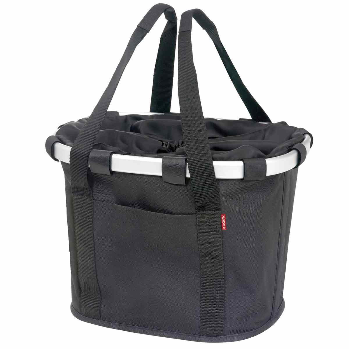 KlickFix Fahrradtasche KLICKfix Fahrradkorb BIKEBASKET BLACK
