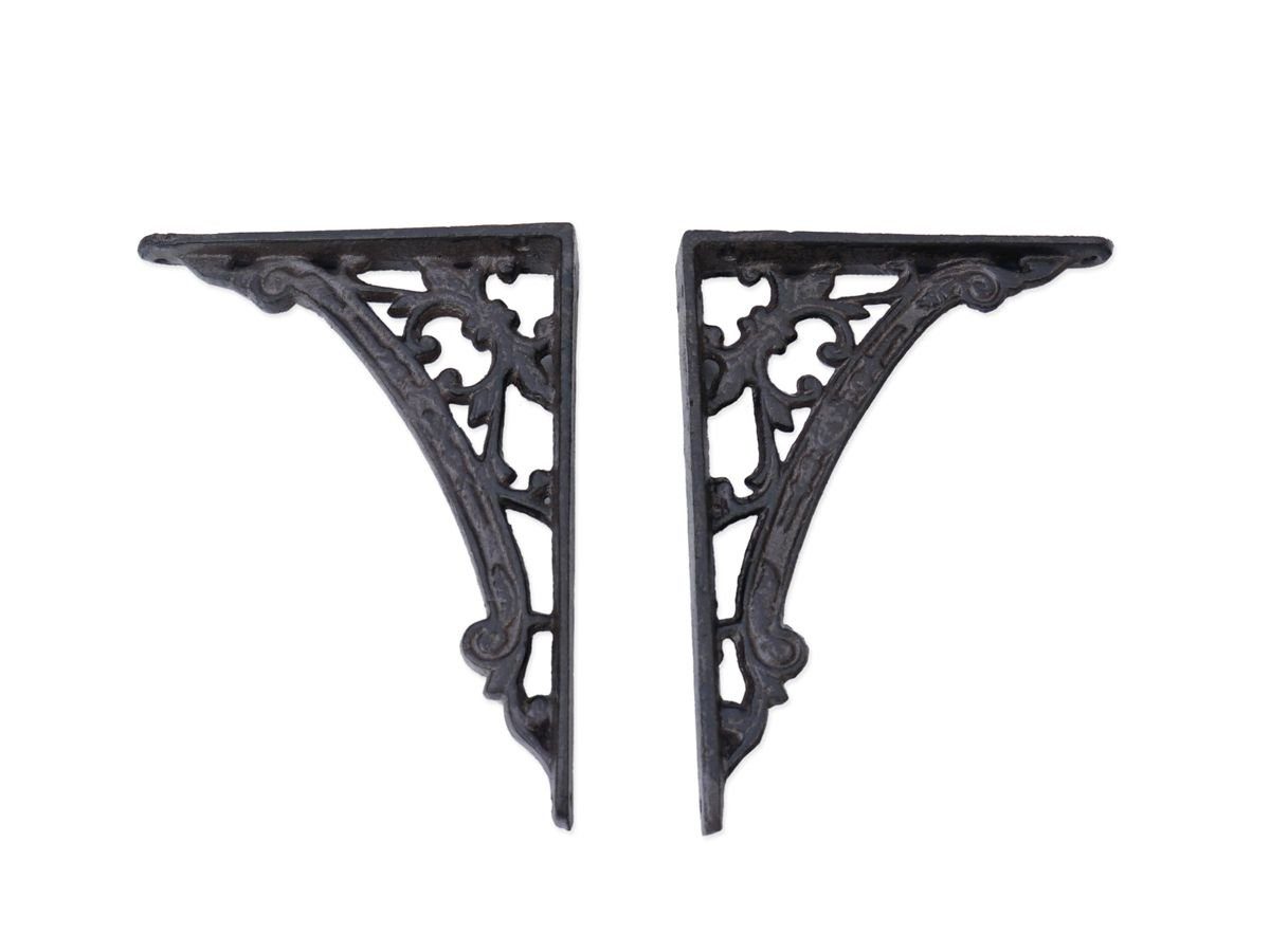 AFG Wandregalhalter Wandregalhalter Regalwinkel Regalstützen Vintage 2-er Set