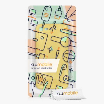 kwmobile Handyhülle Hülle für Apple iPhone SE / 8 / 7, Backcover Silikon - Soft Handyhülle - Handy Case in Strahlend Gelb