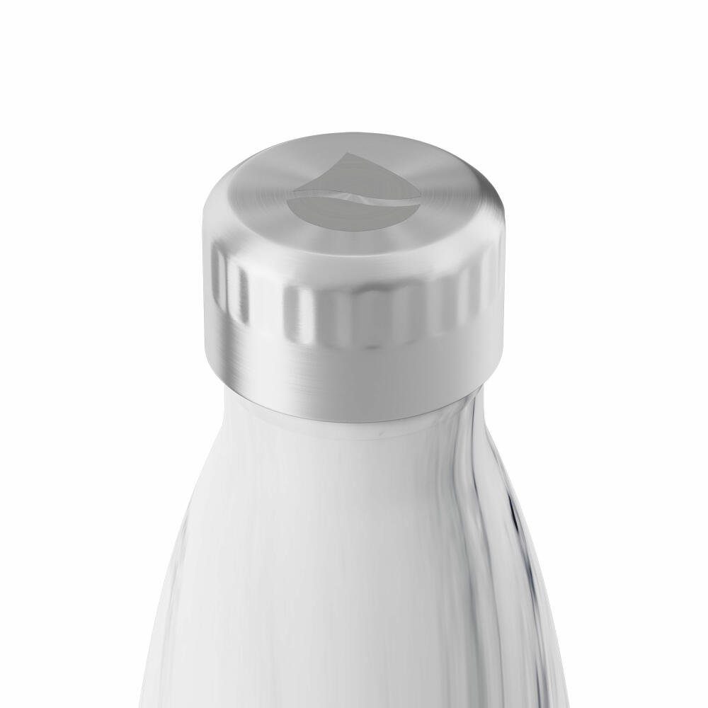 Trinkflasche 500 Marble FLSK White ml