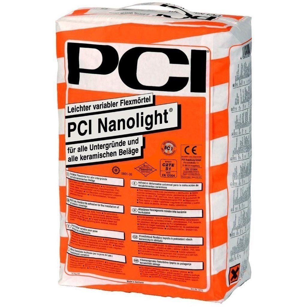 PCI Электропроводzubehör Nanolight 'variabler Flexmörtel' 15Kg