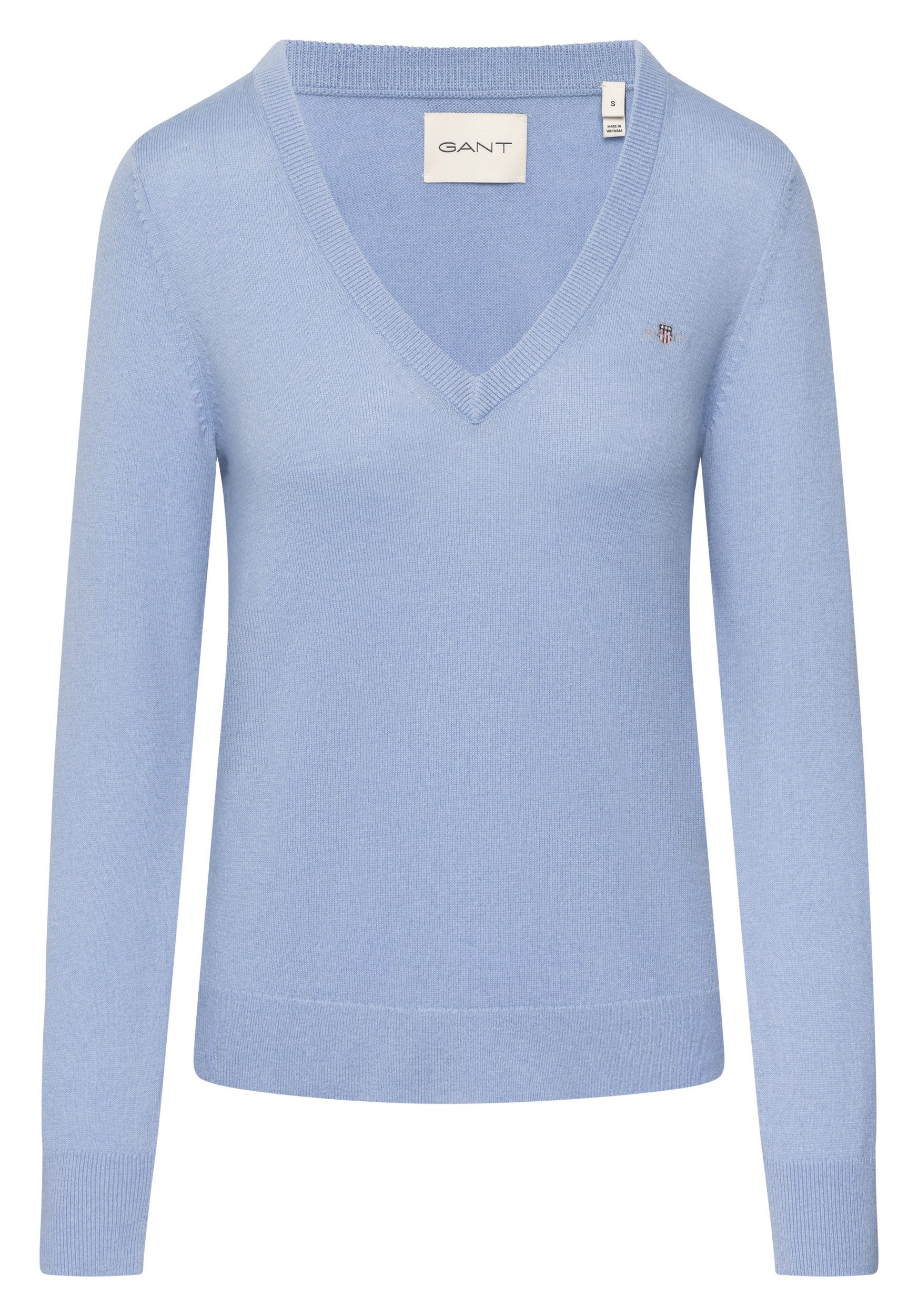 Gant Strickpullover WOOL COTTON V-NECK