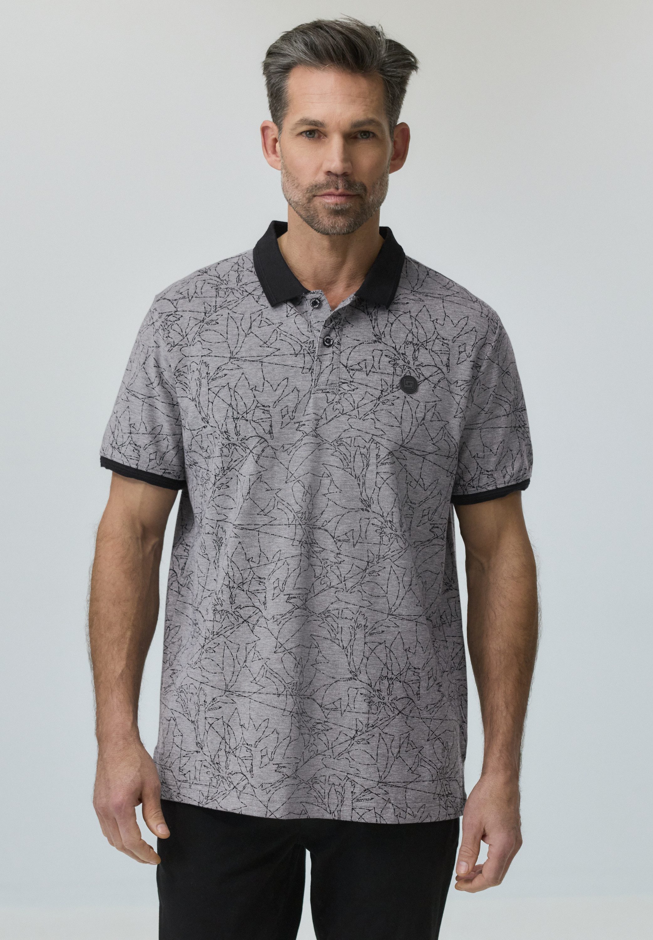STREET ONE MEN Poloshirt aus reiner Baumwolle