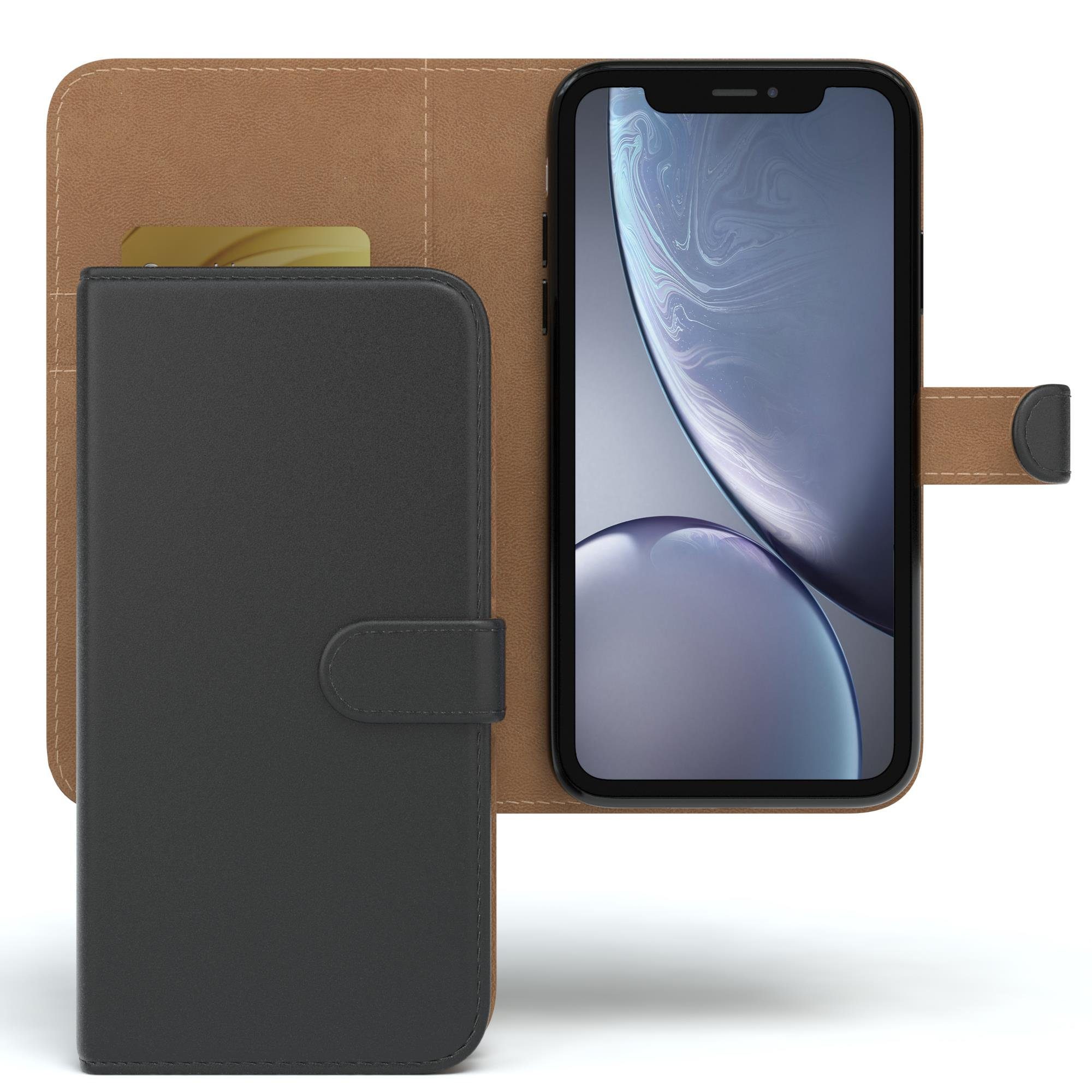 EAZY CASE Handyhülle Bookstyle Farbig für Apple iPhone XR, Schutzhülle mit Standfunktion Kartenfach Handytasche aufklappbar Etui