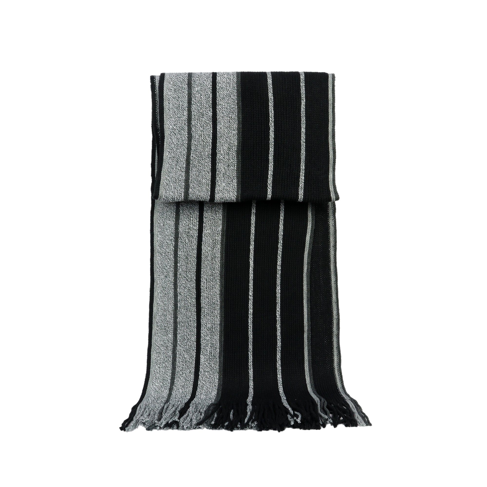 ZEBRO schwarz Strickschal Schal