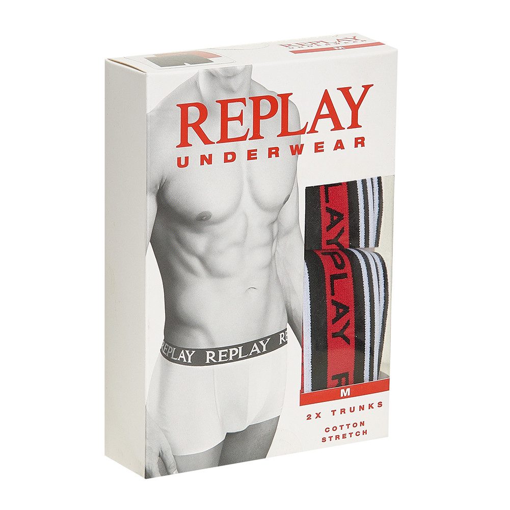 Replay Boxershorts Boxer Style Cuff Logo