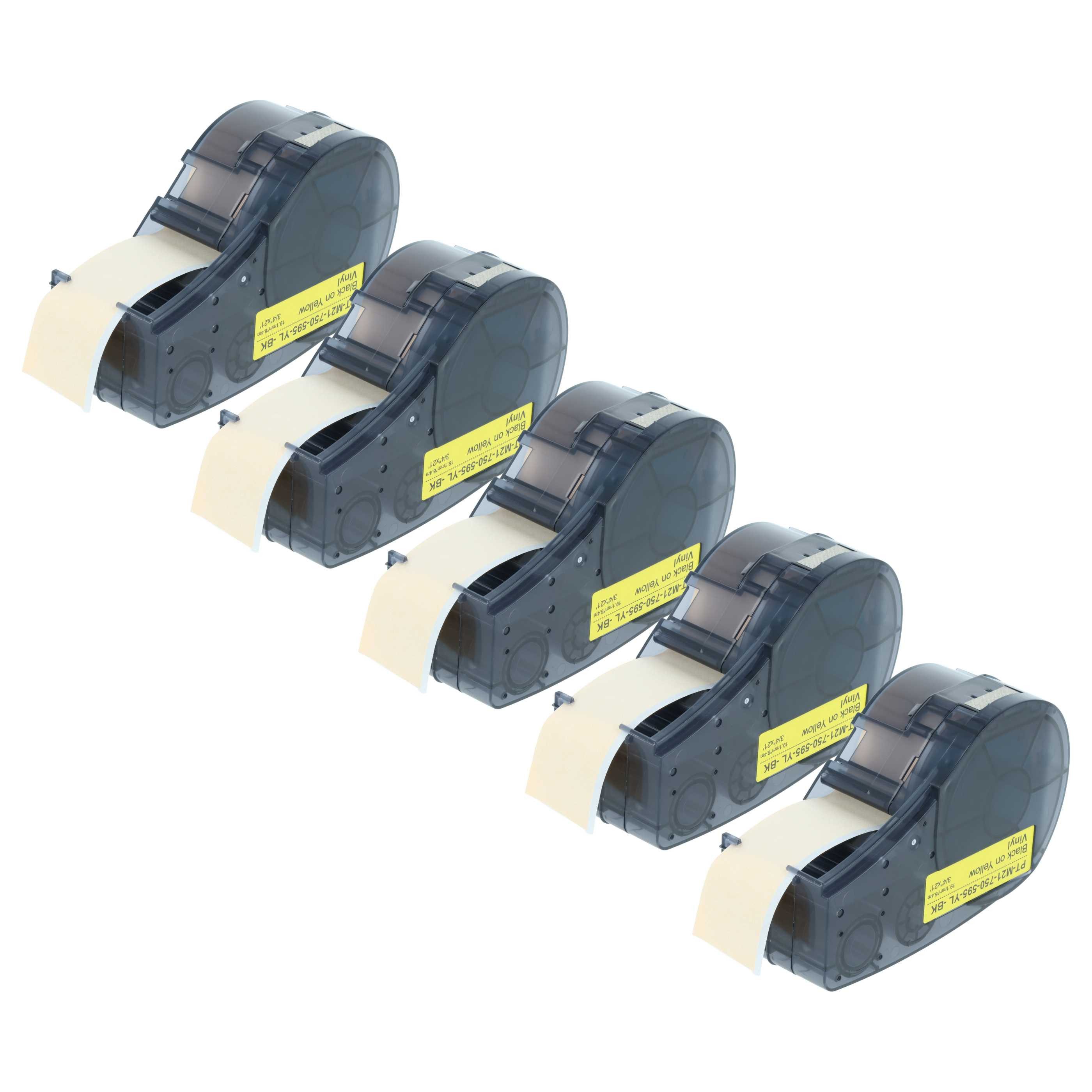 Beschriftungsband passend für Brady BMP21-LAB, IDPAL, M210, LABPAL, BMP21 Plus