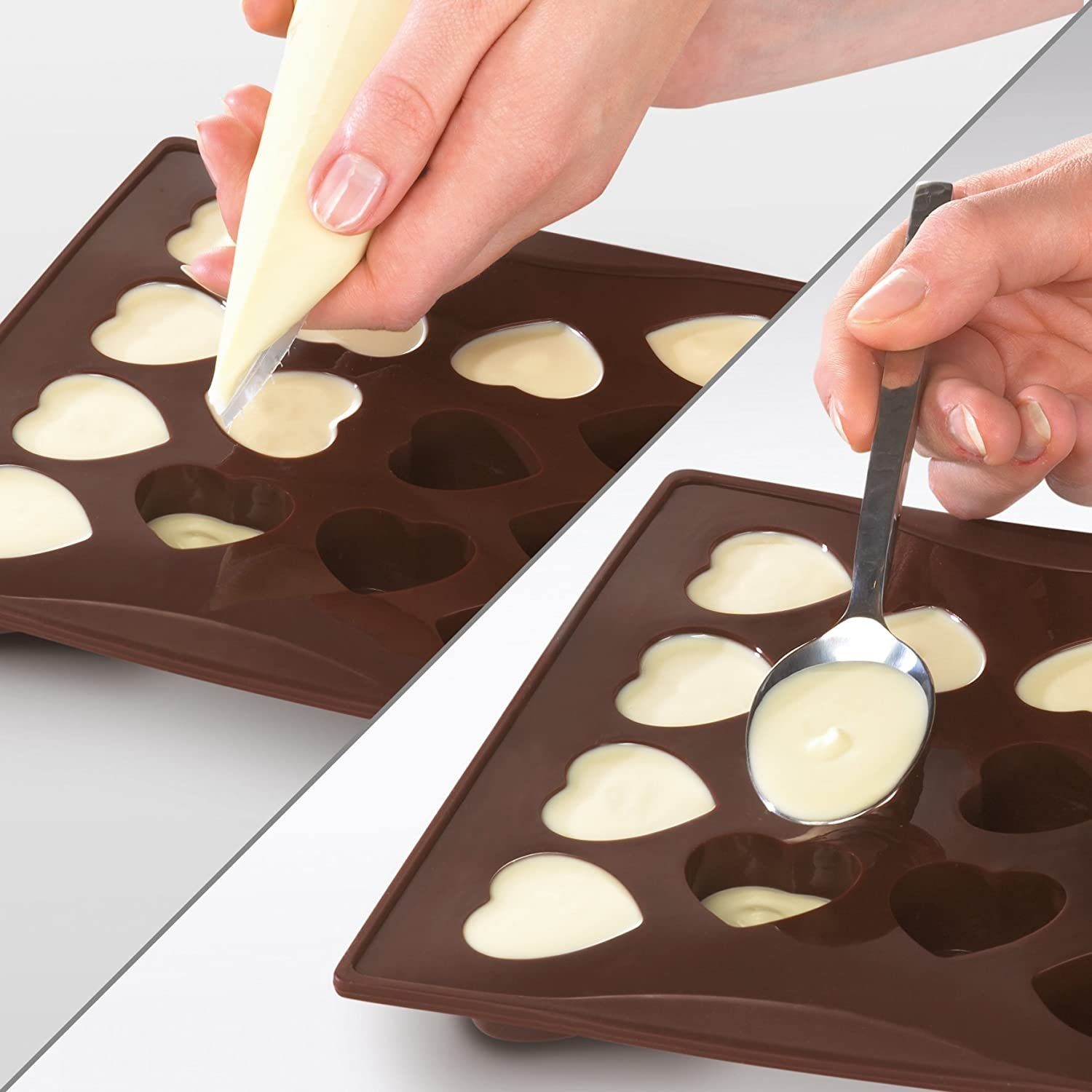 Dr. Oetker Küchenhelfer Pralinenform Dr. Oetker Schokoladenform Süße Herzen 02498 Pralinenform