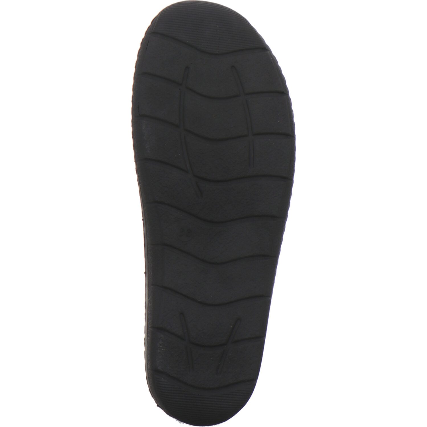 AFS-Schuhe 280893 Wechselfußbett Pantolette für Damen mit Keilabsatz, bequeme Sandalen aus Leder