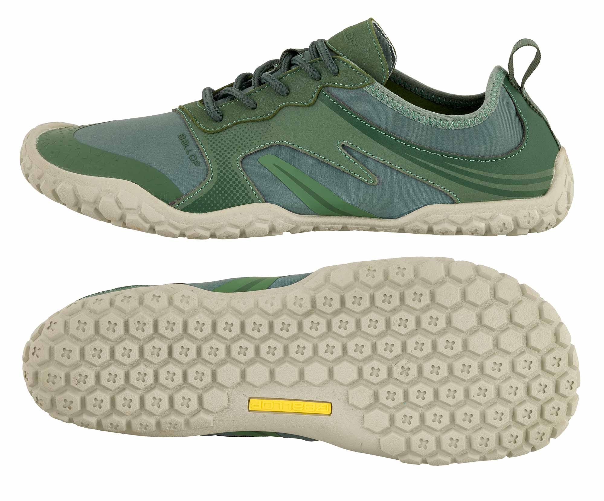 Ballop Barfussschuhe Serengeti (breite Zehenbox) grün günstig online kaufen