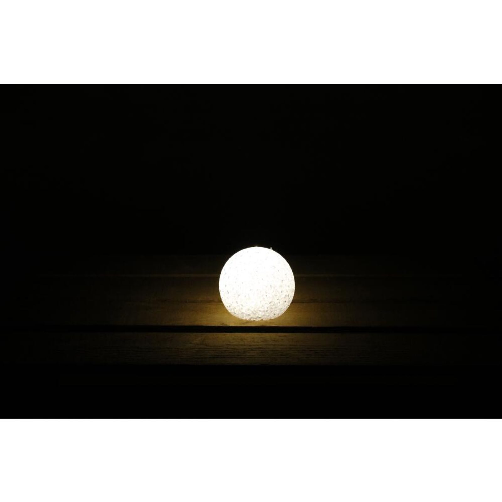 BURI LED Dekolicht Leuchtkugel LED Weiß 8cm Kugelleuchte Dekoleuchte Tischlampe Dekolicht – Bild 2 von 3