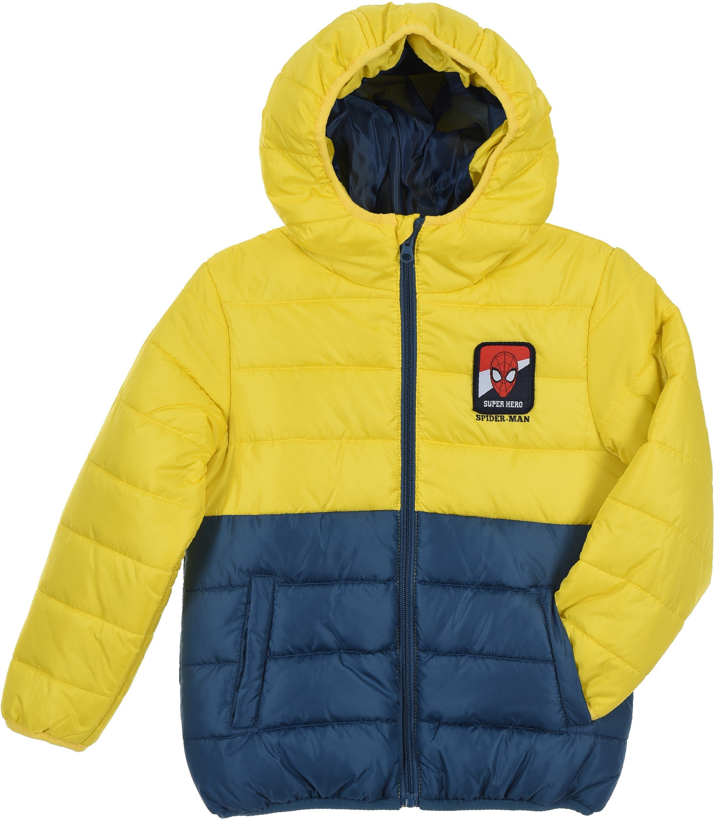 Spiderman Winterjacke Jacke für Jungen Winterjacke Spiderman 3 4 5 6 8 Jahre mit Kapuze