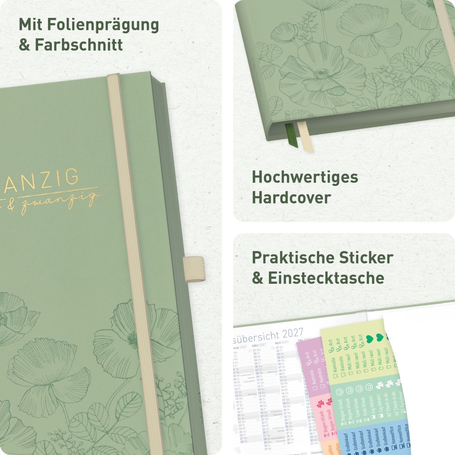 Häfft Terminkalender Business-Timer Deluxe 2026/2027 / 17 Monate / A5 – Bild 2 von 5