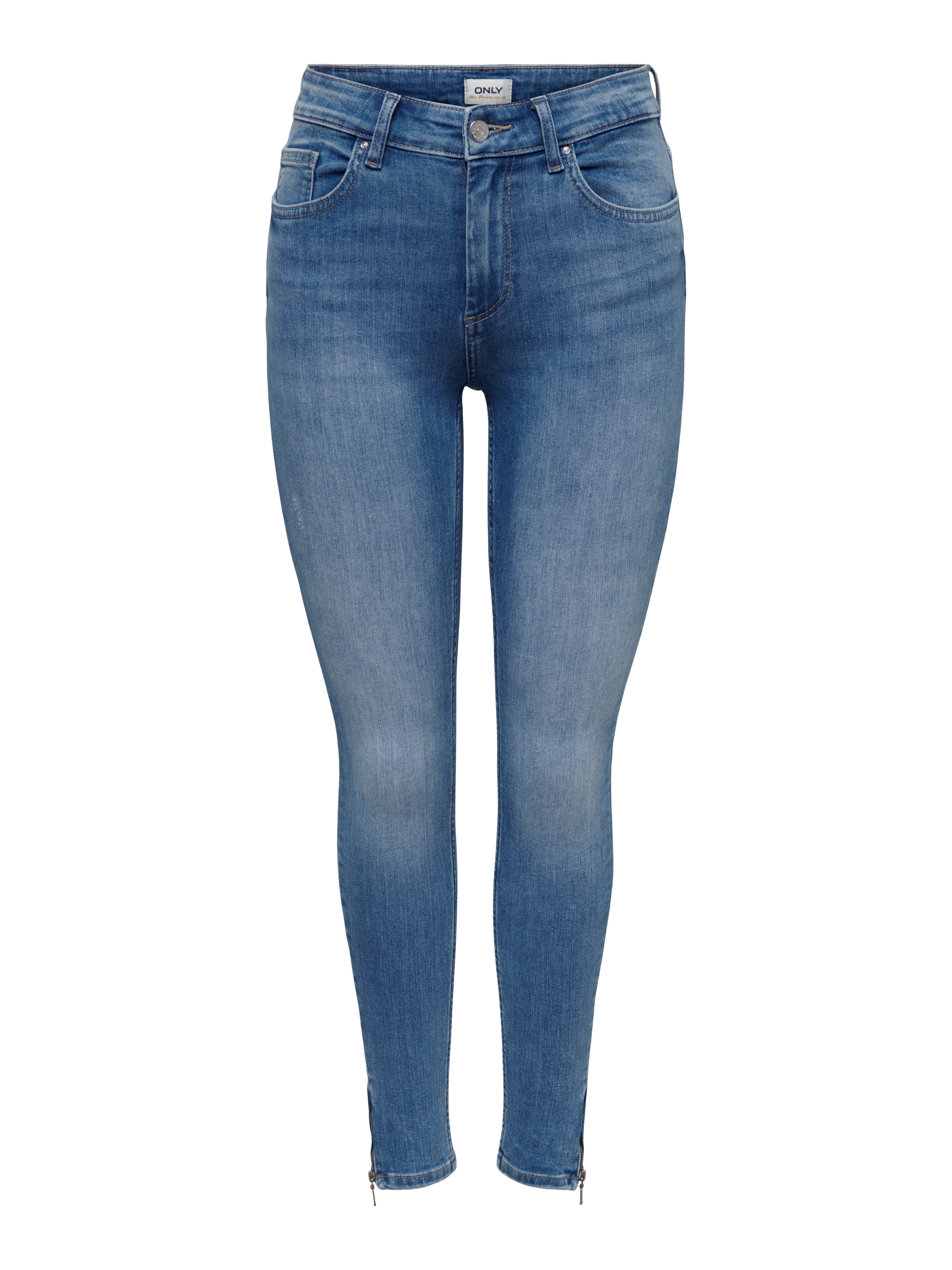 Skinny-fit-Jeans ONLBLUSH MID SKINNY ANKLE ZIP DNM BOX