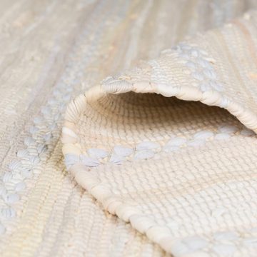 Teppich Sharon, Myflair Möbel & Accessoires, rechteckig, Höhe: 10 mm, Flachgewebe, Fleckerl, reine Baumwolle, handgewebt, mit Fransen