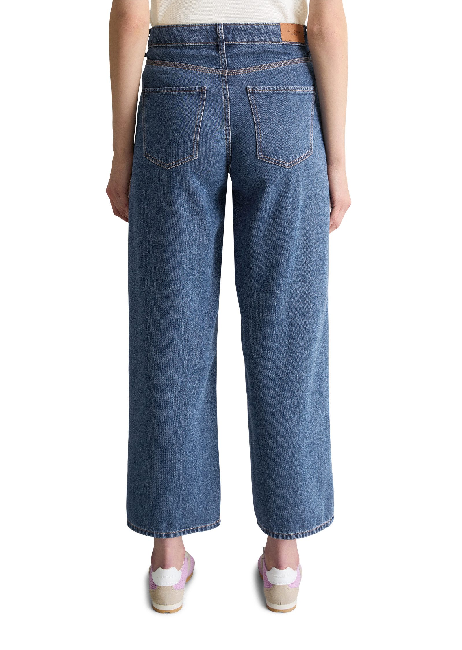 Marc O'Polo DENIM Weite Jeans aus Lyocell-Mix ohne Stretch