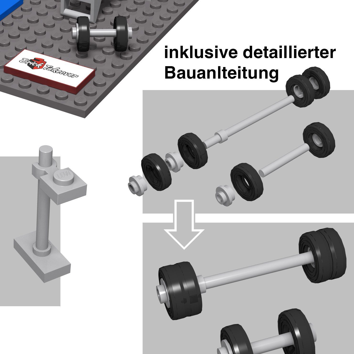 LEGO® MOC: Fitness-Studio Spielbausteine – Bild 4 von 5